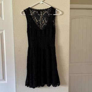 Little Lacey Black Dress Size Small